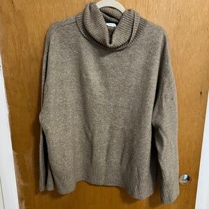 H&M Brown Cowl Neck Sweater